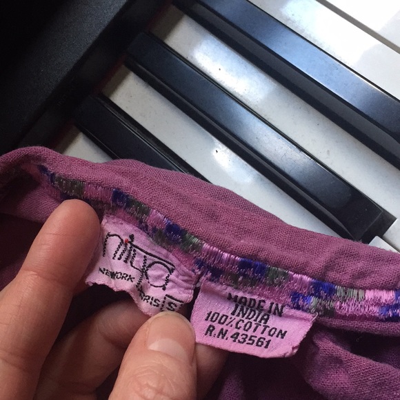 Vintage Boho Purple shrug/shawl jacket - Picture 5 of 5